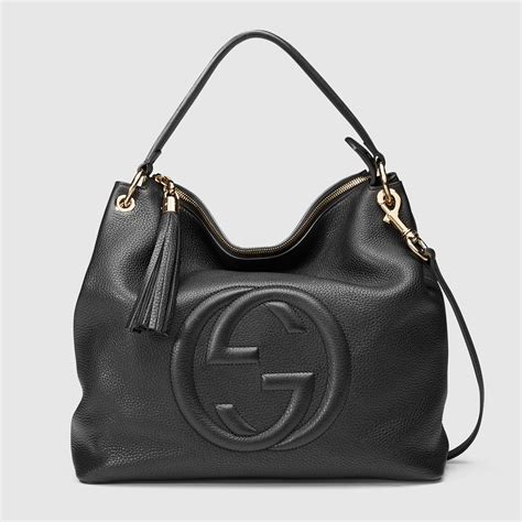 in quanti colori è fatta la borsa soho gucci|Borsa a spalla Soho GG in Pelle Nera.